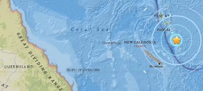 Ισχυρός σεισμός 6,7 βαθμών στα νησιά Βανουάτου